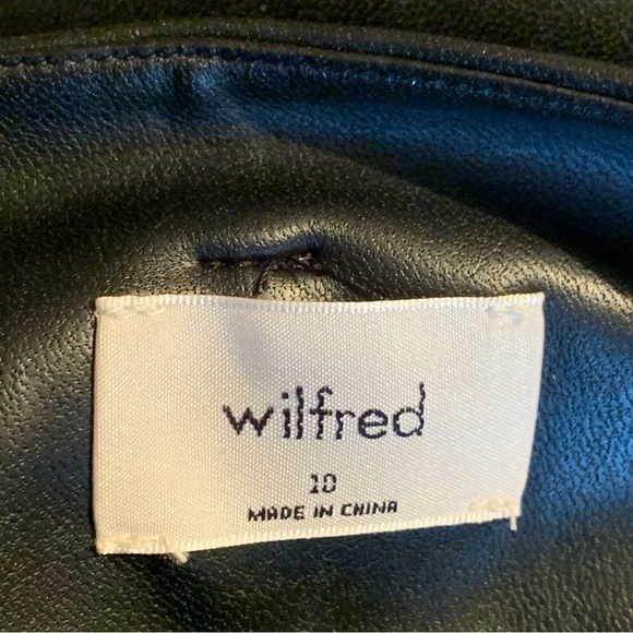 Aritzia Wilfred High Tied Faux Leather Pants - Picture 9 of 11